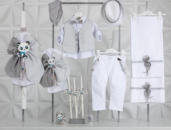 Set Lando-Bianco white-grey